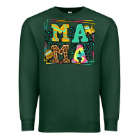Sports Green School bus driver mama Mother's day Premium Sweatshirt - LillyAllenDesigns