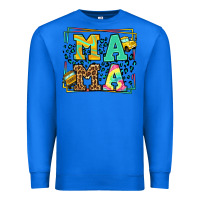 True Royal School bus driver mama Mother's day Premium Sweatshirt - LillyAllenDesigns