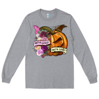 Heather Grey Sorta sweet sorta spooky Long Sleeve Tee - NancyCooperArtShop