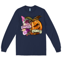 Navy Sorta sweet sorta spooky Long Sleeve Tee - NancyCooperArtShop