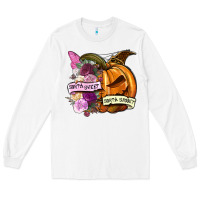 White Sorta sweet sorta spooky Long Sleeve Tee - NancyCooperArtShop
