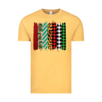 Vintage Mustard Christmas Brushstrokes Vintage Tee - Bettercallsaul
