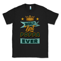 Black world's best poppa ever Classic Tee - Jasminsmagicworld