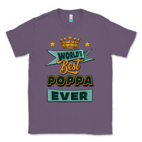 Lavender world's best poppa ever Classic Tee - Jasminsmagicworld