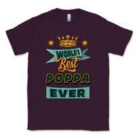 Plum world's best poppa ever Classic Tee - Jasminsmagicworld