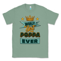 Sage world's best poppa ever Classic Tee - Jasminsmagicworld
