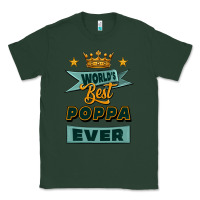 Sports Green world's best poppa ever Classic Tee - Jasminsmagicworld
