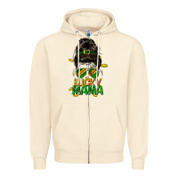 Sandshell lucky mama St. Patricks Day Zipper Hoodie - FaDigitalArtStudio