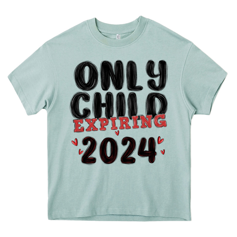 Only Child Expiring 2024 Heavy Core Tee by MaliasSmallBusiness | Teevron