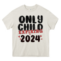 Cream only child expiring 2024 Heavy Core Tee - MaliasSmallBusiness