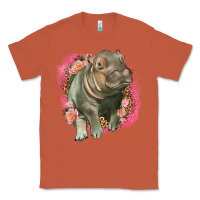 Copper leopard baby hippo Classic Tee - LillyAllenDesigns