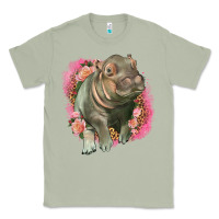 Matcha leopard baby hippo Classic Tee - LillyAllenDesigns