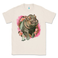 Natural leopard baby hippo Classic Tee - LillyAllenDesigns