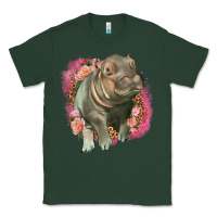 Sports Green leopard baby hippo Classic Tee - LillyAllenDesigns