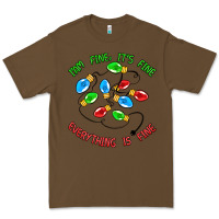 Cacao i'm fine it's fine everything is fine Premium Tee - MaliasSmallBusiness