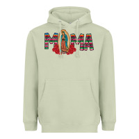 Matcha Mama Our Lady Heavyweight Hoodie - CowhideDigitalArt