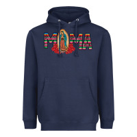 Navy Mama Our Lady Heavyweight Hoodie - CowhideDigitalArt