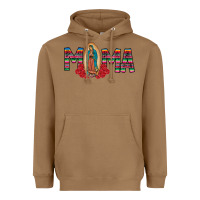 Toasted Coconut Mama Our Lady Heavyweight Hoodie - CowhideDigitalArt