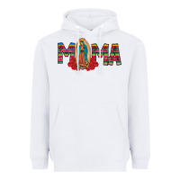 White Mama Our Lady Heavyweight Hoodie - CowhideDigitalArt