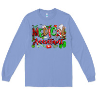 Colony Blue christmas medical assistant Long Sleeve Tee - texasbilliewilder