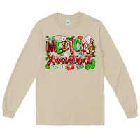 Mushroom christmas medical assistant Long Sleeve Tee - texasbilliewilder