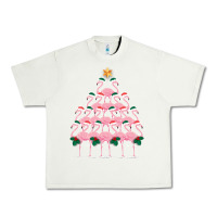 Pistachio Christmas Tree Flamingo Urban Heavy Tee - Bettercallsaul