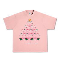 Salmon Christmas Tree Flamingo Urban Heavy Tee - Bettercallsaul