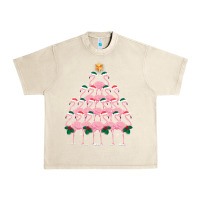 Sandshell Christmas Tree Flamingo Urban Heavy Tee - Bettercallsaul