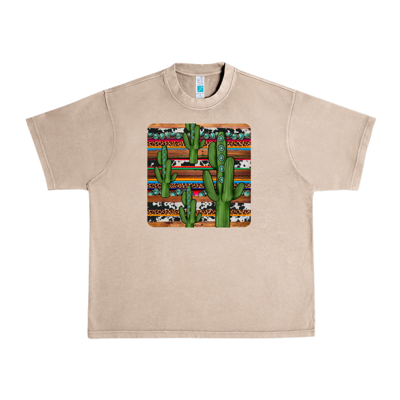 Cactus Gemstone Coaster Urban Heavy Tee by JahusDesignShop | Teevron
