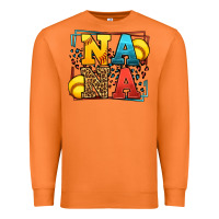 Carrot Softball nana leopard frame Premium Sweatshirt - LillyAllenDesigns
