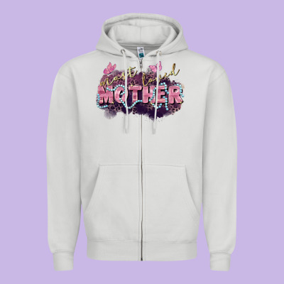 Most Loved Mother Mother's Day Zipper Hoodie Designed By Fadigitalartstudio
