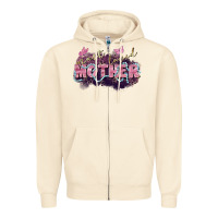 Sandshell Most loved mother Mother's Day Zipper Hoodie - FaDigitalArtStudio