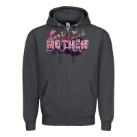 Smoke Most loved mother Mother's Day Zipper Hoodie - FaDigitalArtStudio