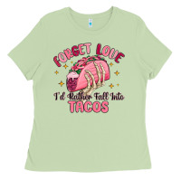Matcha forget love id rather fall into tacos Ladies Tee - MaliasSmallBusiness