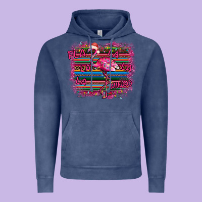 Flamingo Christmas Vintage Hoodie Designed By Bettercallsaul