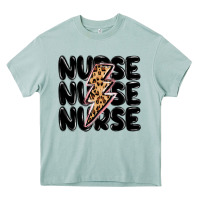 Arona nurse lightning bolt Heavy Core Tee - MaliasSmallBusiness