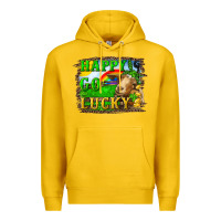 Lemon happy go lucky goat Premium Hoodie - RanaPortraitStore
