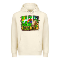Sandshell happy go lucky goat Premium Hoodie - RanaPortraitStore