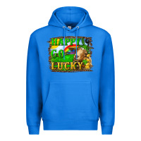 True Royal happy go lucky goat Premium Hoodie - RanaPortraitStore