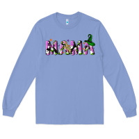 Colony Blue Halloween spooky Mama Long Sleeve Tee - NancyCooperArtShop