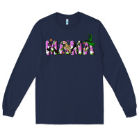 Navy Halloween spooky Mama Long Sleeve Tee - NancyCooperArtShop
