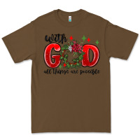 Cacao with god all things are possible Premium Tee - MaliasSmallBusiness