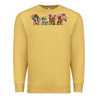 Antique Gold western mama pink roses Mother's Day Premium Sweatshirt - LillyAllenDesigns
