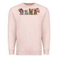 Pale Pink western mama pink roses Mother's Day Premium Sweatshirt - LillyAllenDesigns