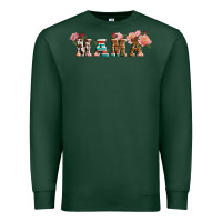 Sports Green western mama pink roses Mother's Day Premium Sweatshirt - LillyAllenDesigns
