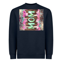 Navy Mom leopard Heavyweight Sweatshirt - CowGirlArtShop