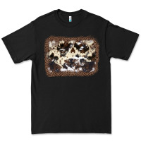 Black Cowhide Leopard Background Premium Tee - JahusDesignShop