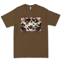 Cacao Cowhide Leopard Background Premium Tee - JahusDesignShop