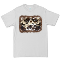 Dove Grey Cowhide Leopard Background Premium Tee - JahusDesignShop