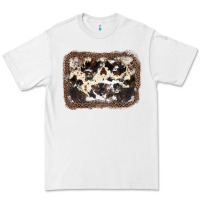White Cowhide Leopard Background Premium Tee - JahusDesignShop